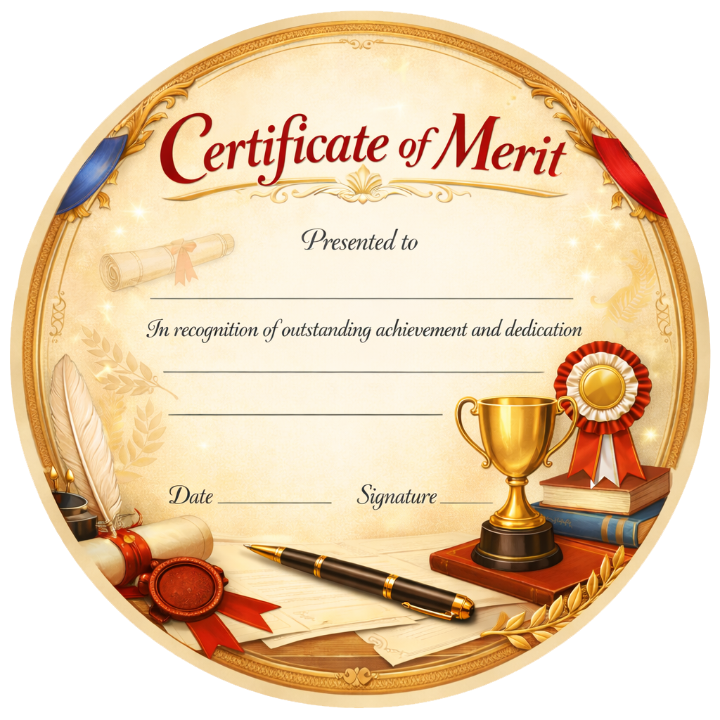 Certificato di merito